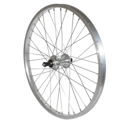 Velox ROUE VTT 20 ALU ARRIERE MOYEU ALU BLOCAGE ROUE LIBRE 6-7V. JANTE 21C