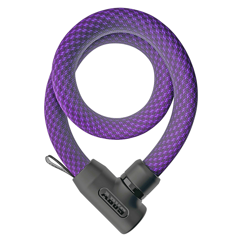 Antivol Vélo à Câble - 40cm X 4mm - Serrure à Clé - Rose - Neuf