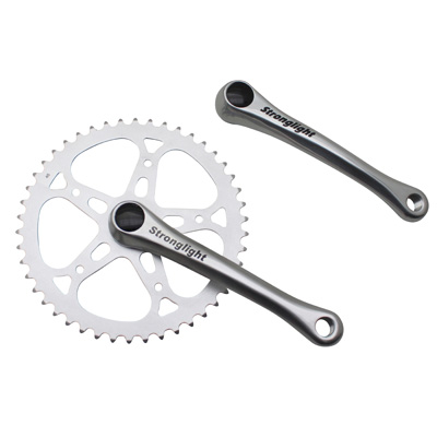 Pédalier Stronglight 49D - 48 Et 38 Dents, Pour Vélo - Occasion, Bon état De Fonctionnement