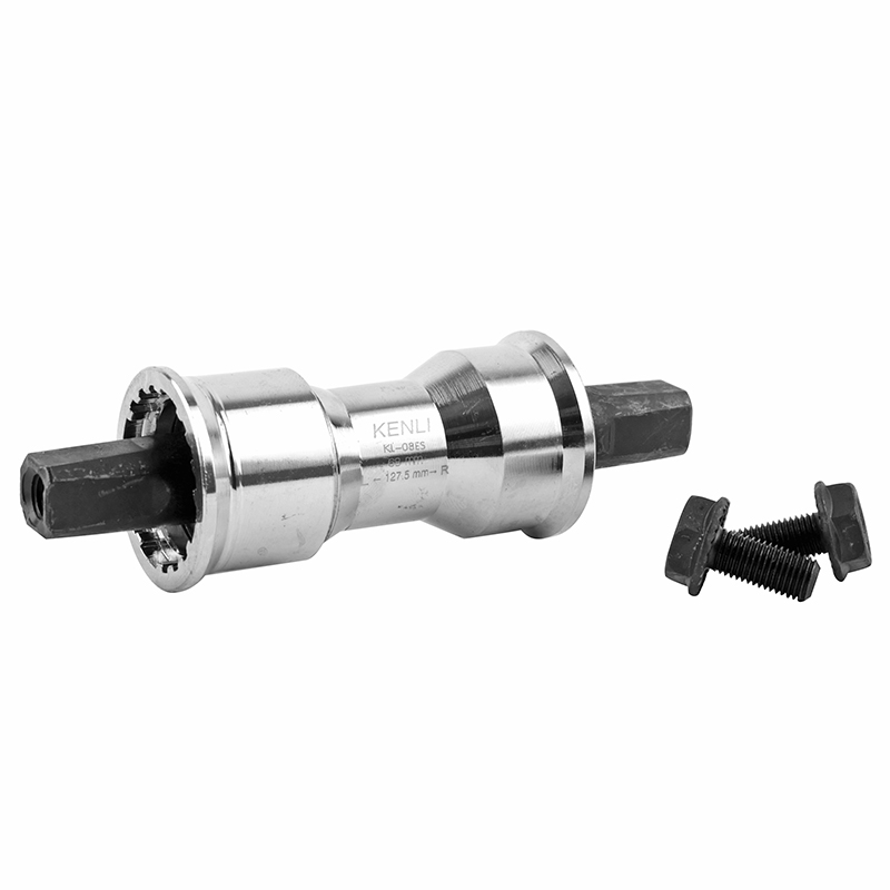 Kit Essieu Carré Pour Pédalier Vélo - Avec Coussinets Et Roulements - 14,5 X 4,5 Cm - Noir