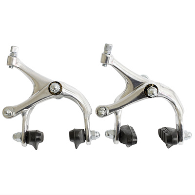 Lot De 2 Paires D'étriers De Frein VTT Cantilever P2R - Alu Argent, Neufs