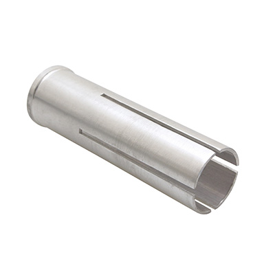 Réducteur De Tige De Selle 27.2mm à 31.0mm, Longueur 80mm, Alu Argenté, P2R