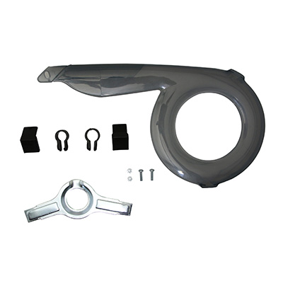Carter Chaîne Pistolet Pour Vélo 24-26-28 Pouces – Fumé – Neuf
