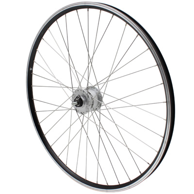 Velox ROUE VTC 700X35 ER10 AVANT ALU NOIR DOUBLE PAROI MOYEU SHIMANO DYNAMO DH2N 6 VOLT-2.4W