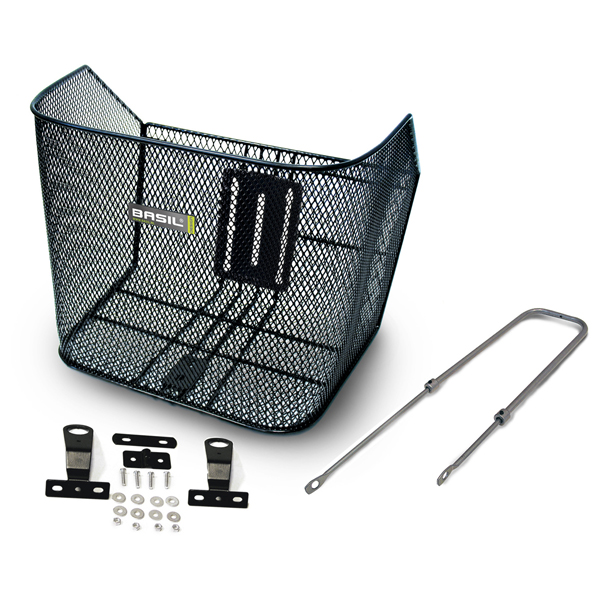 Support De Panier Avant Pour Vélo – Fixation Métallique Stable, Compatible Route, VTT, Pliable, 9 X 6,8 Cm, Installation Facile