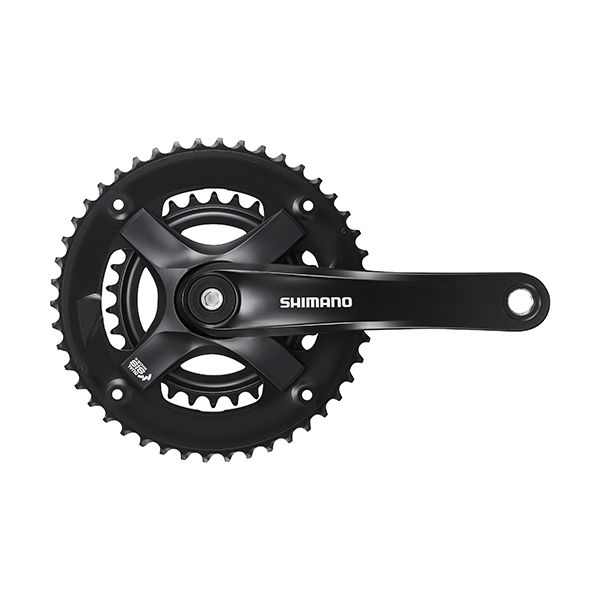 Shimano Altus FC-MT210 Pédalier 46/30 9 Vitesses – 170 Mm, Sans Garde-chaîne, Hyperdrive Fluide