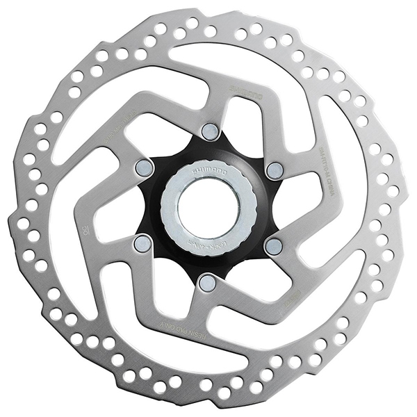 DISQUE DE FREIN VTT CENTERLOCK SHIMANO RT10  ACERA 180mm POUR PLAQUETTE RESINE AVEC CONTRE ECROU