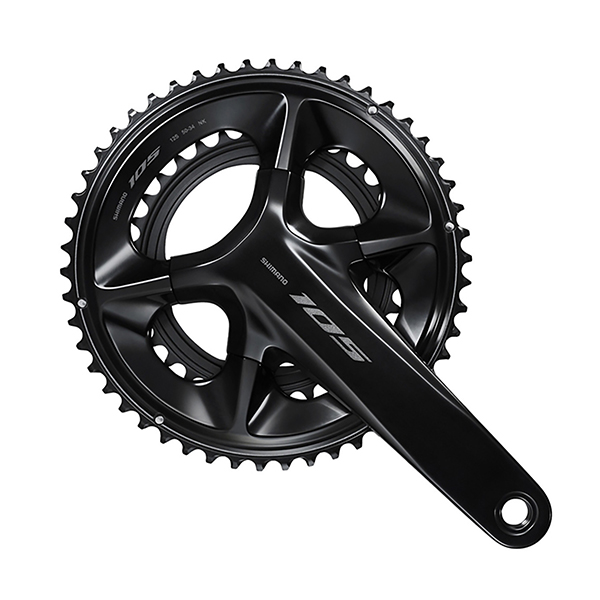 PEDALIER ROUTE SHIMANO 12V. 105 R7100 NOIR 175mm 52-36