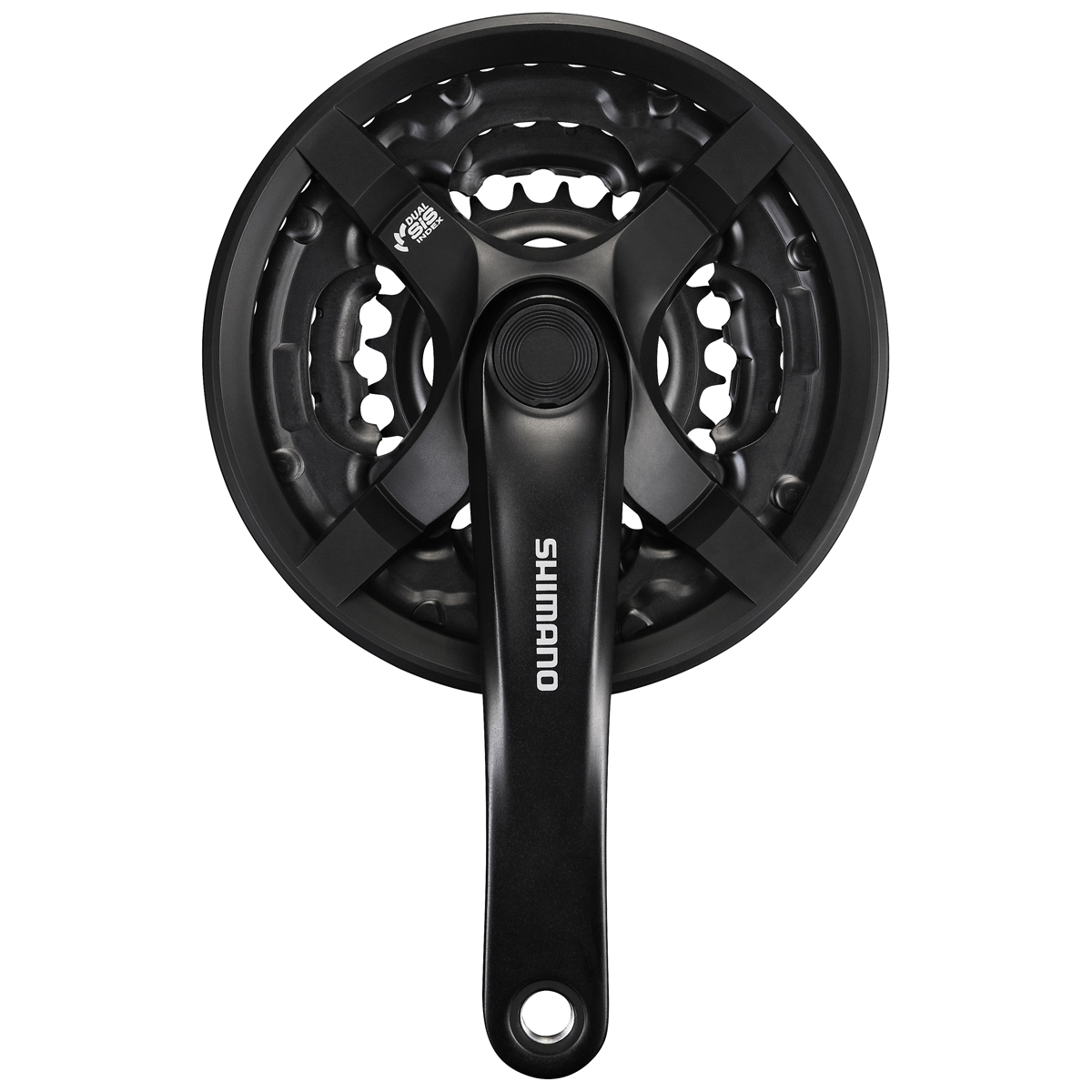 Pédalier Crankset Triple Shimano Tourney Front Chainwheel, FC-TY501, 6/7/8-Speed, 170mm, - C&L Cycles
