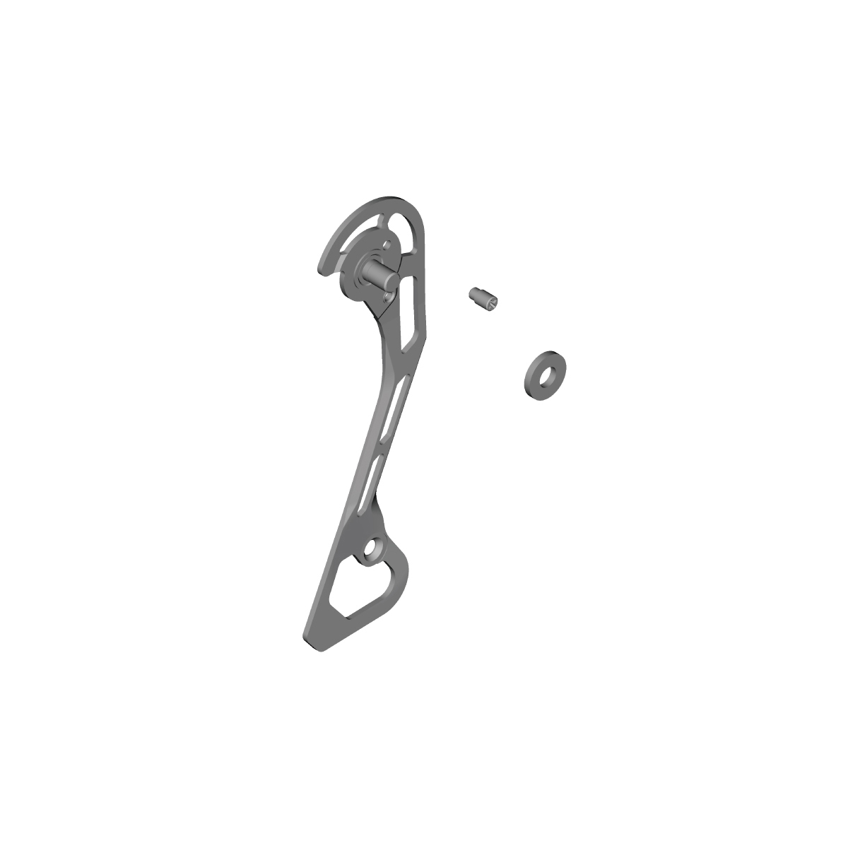Plaque Interne SGS RD-M8100 – Avant, Aluminium Noir, Pour Frein à Disque Vélo Route