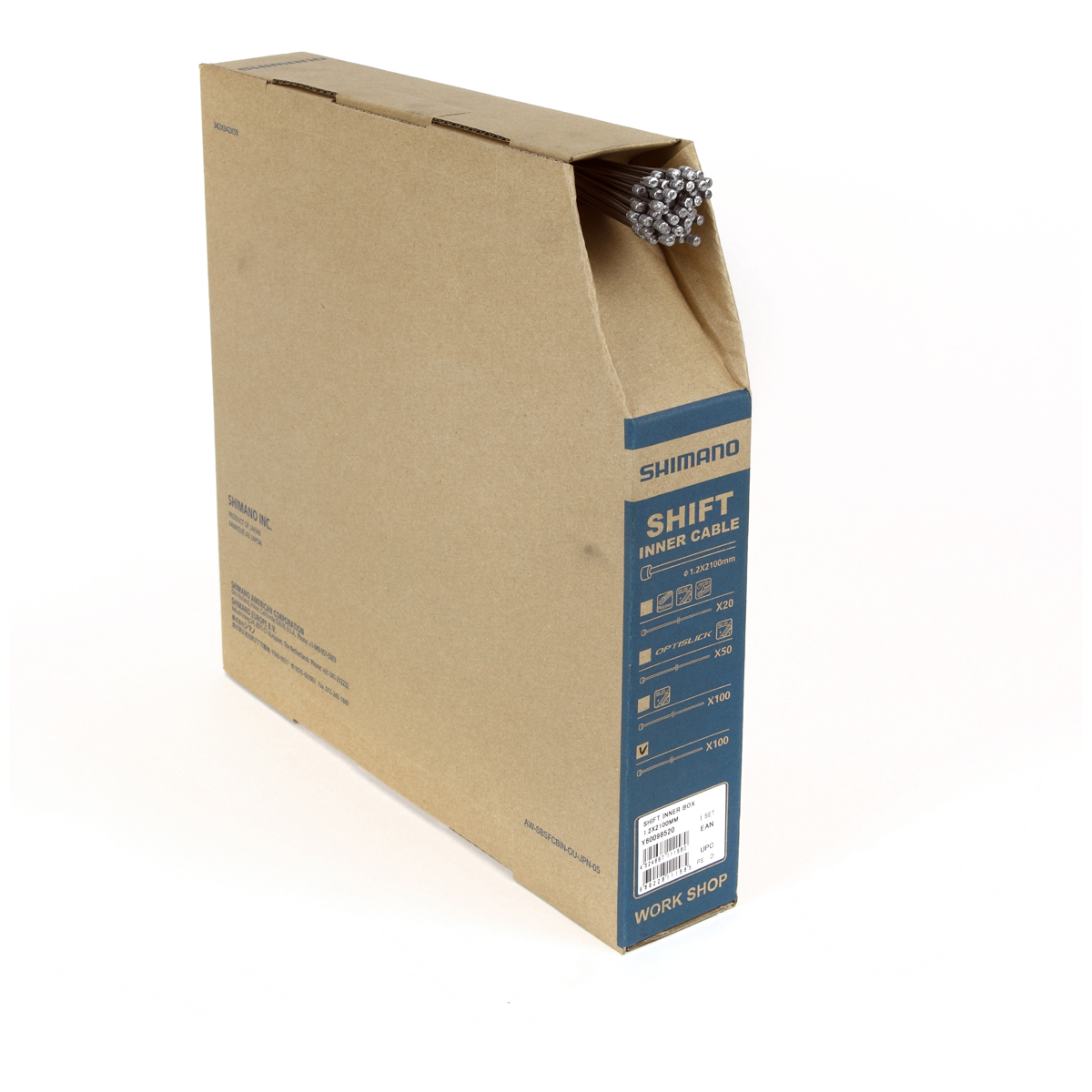 Shimano CABLE DE DERAILLEUR ACIER 2.1M